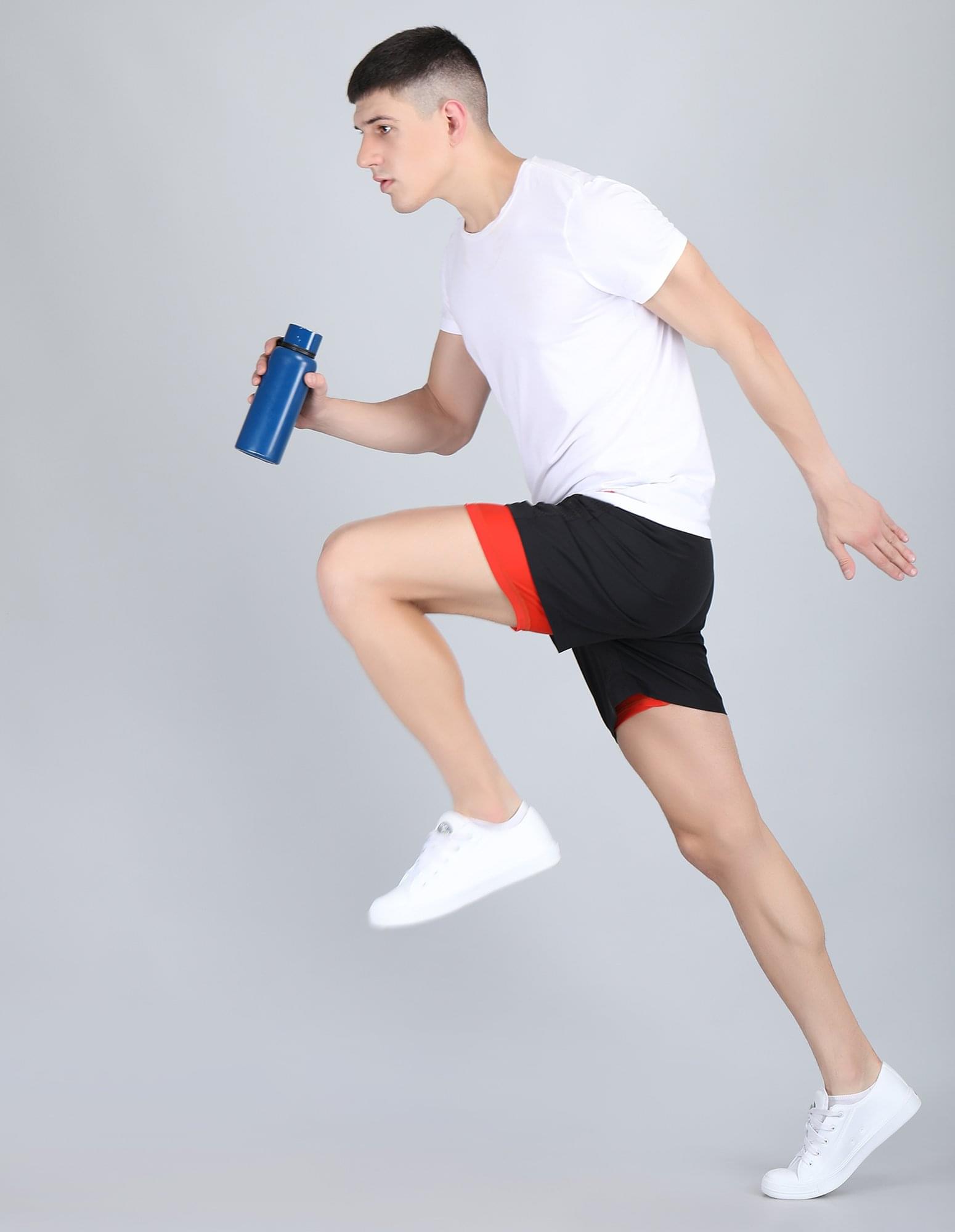 Men Regular Fit Sports Shorts