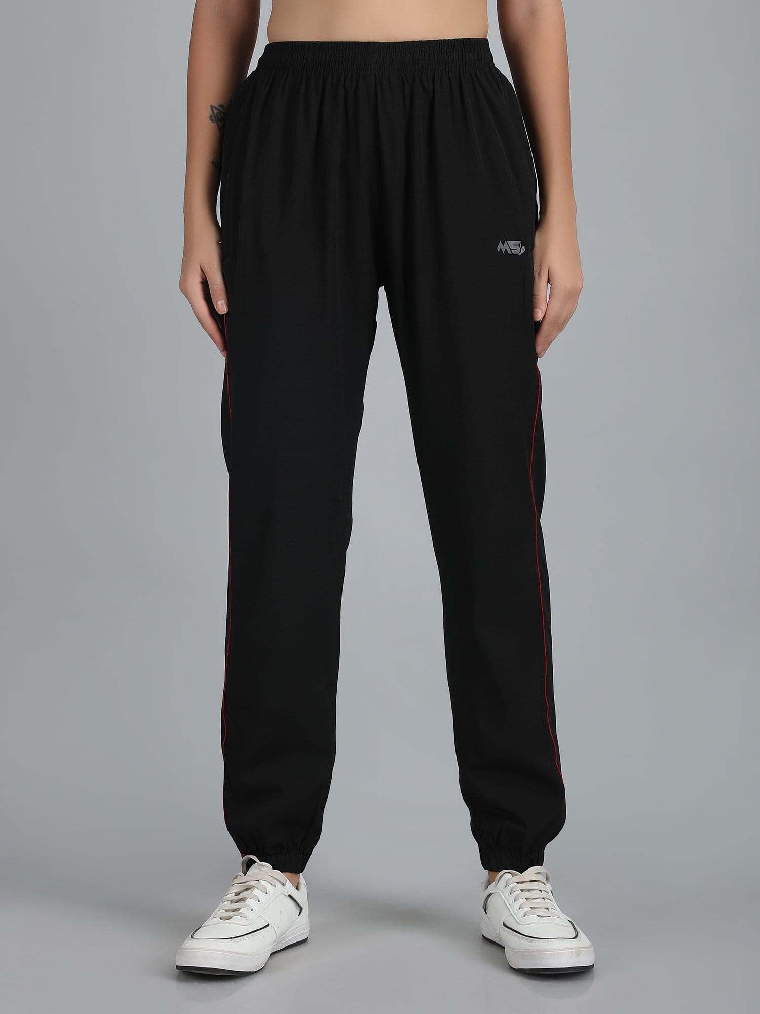 Sports MS Women's Athletic Track Pants-Black