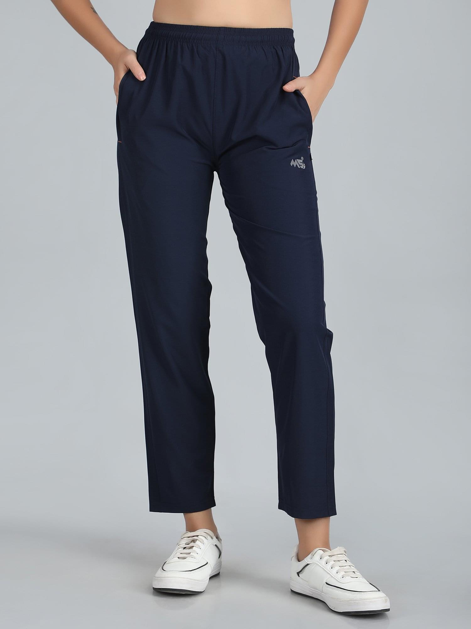 Sports MS Women's Athletic Track Pants-Blue